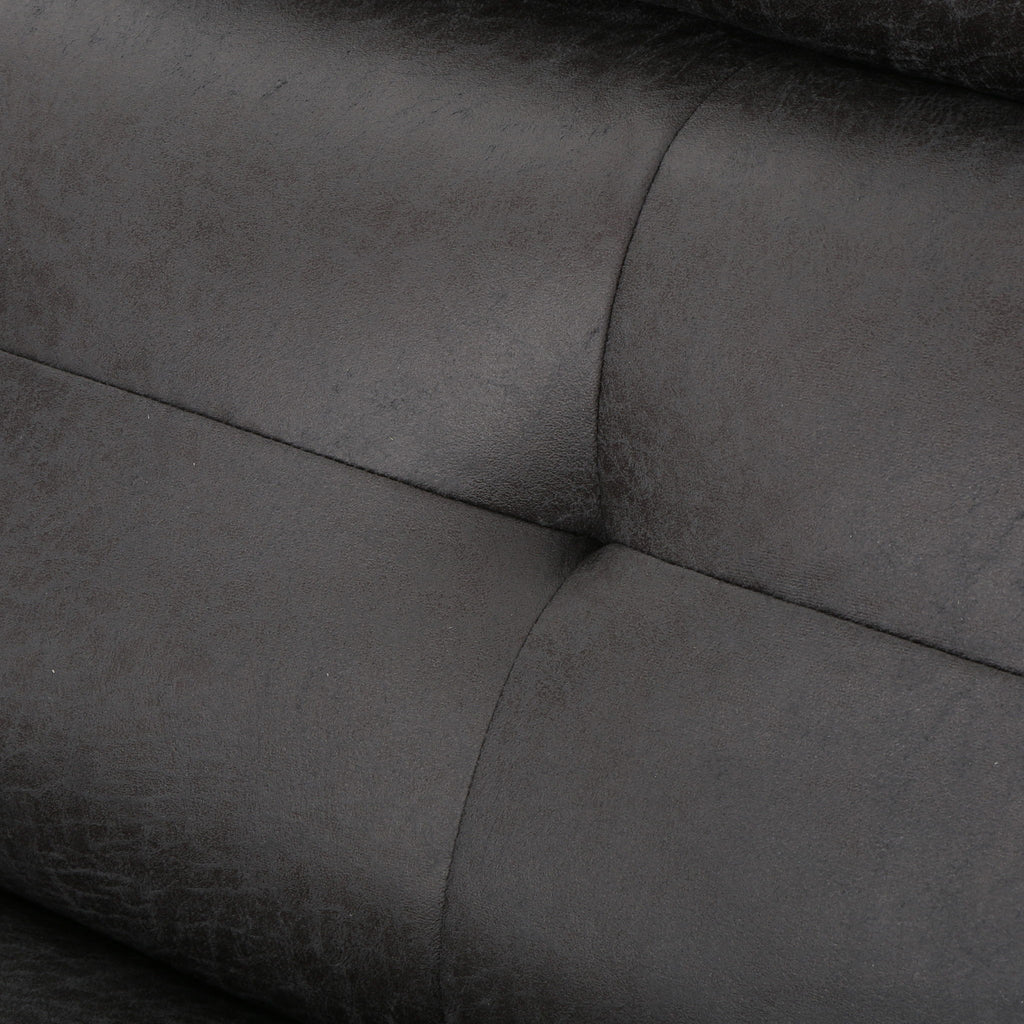 Alma - Contemporary Upholstered Loveseat Recliner - Slate