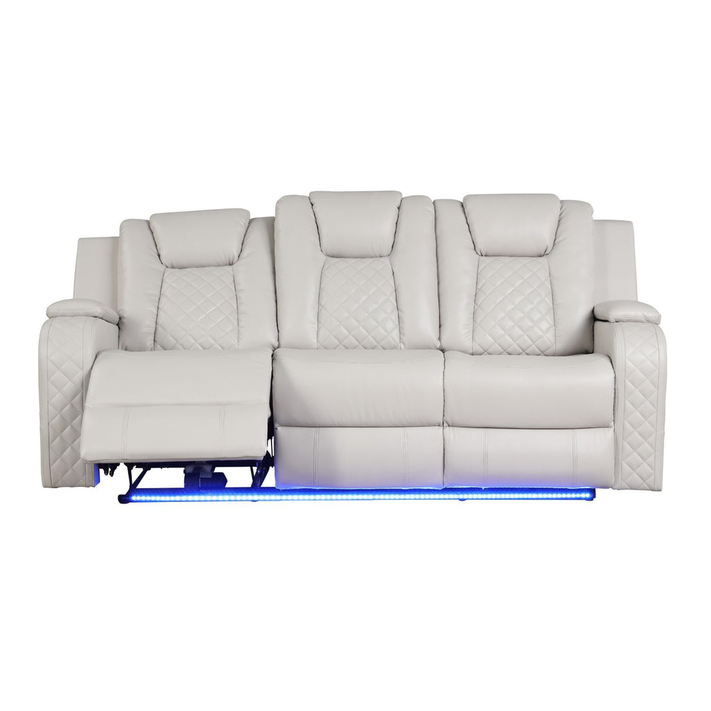 Benz - Power Recliner Set With LED Lighting And USB Charging
