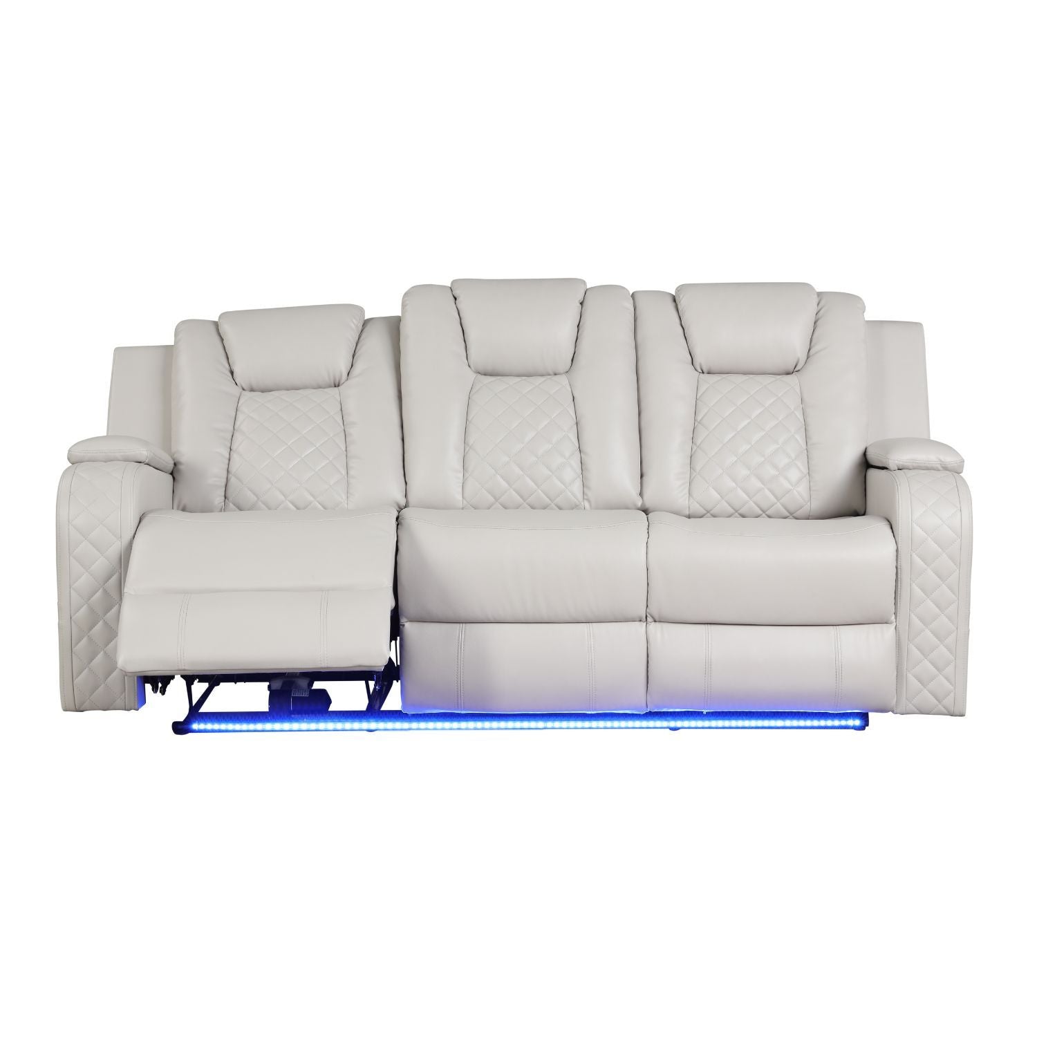 Benz - Power Recliner Set With LED Lighting And USB Charging