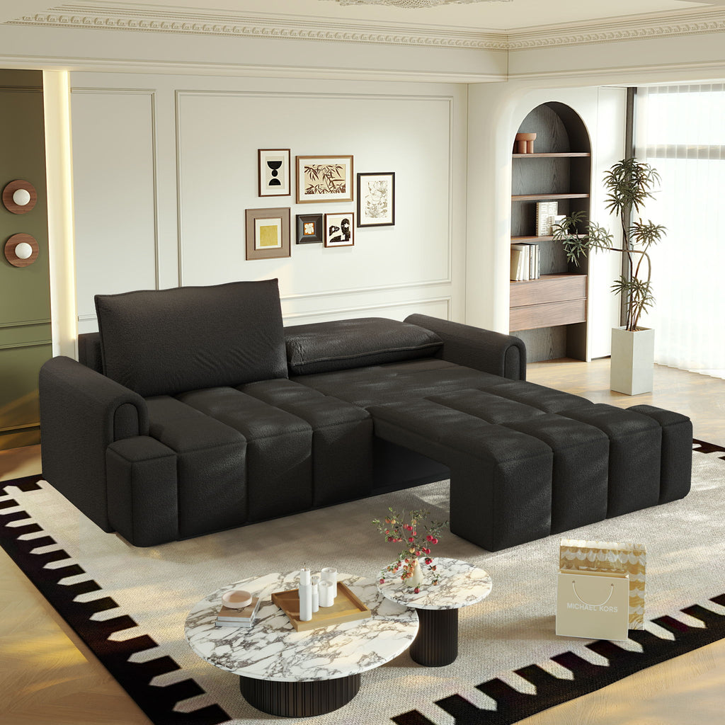 4-Seater Modern Couch With Seats Storage