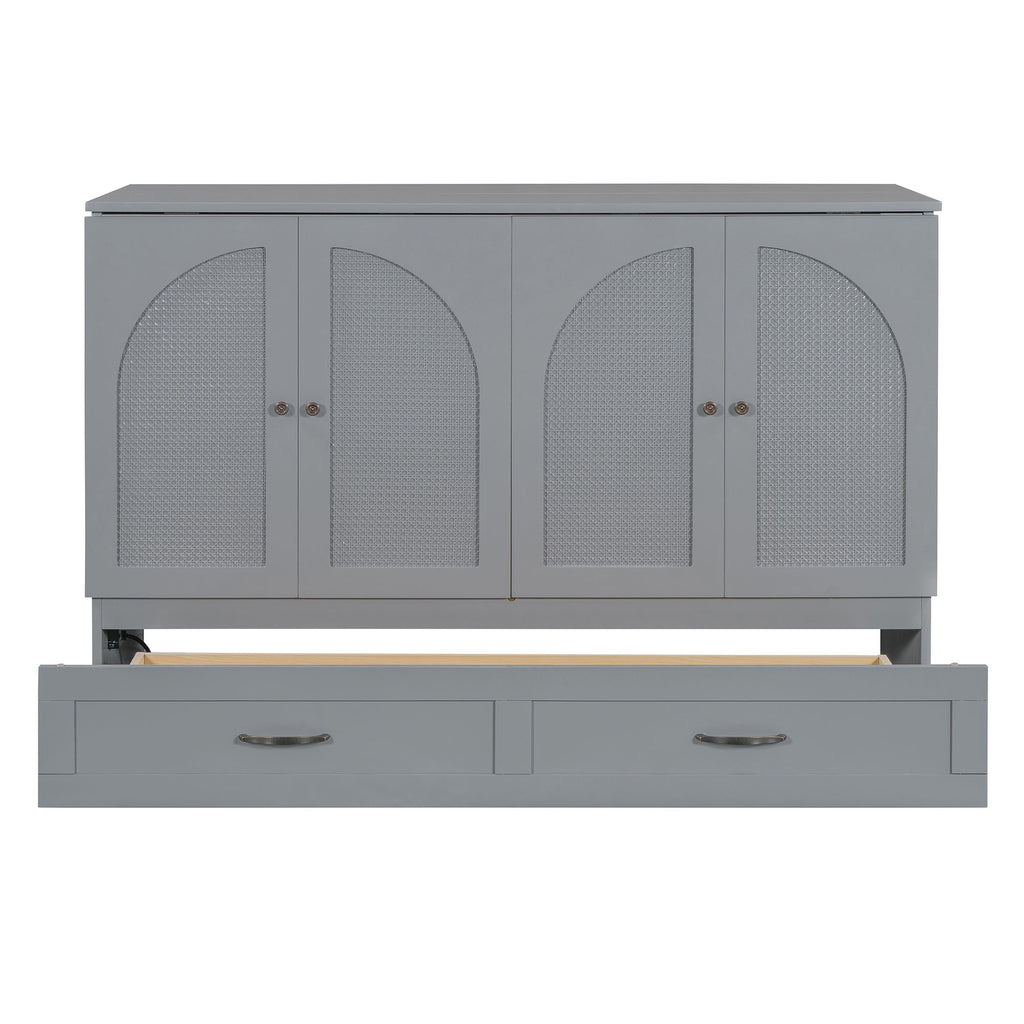 Murphy Bed With Large Drawers