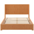 Platform Bed Frame With Headboard, Floor Standing Design