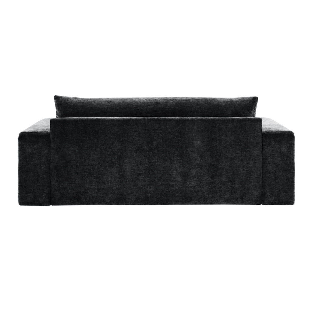 Upholstered 3 Seater Sofa With Wide Armrests