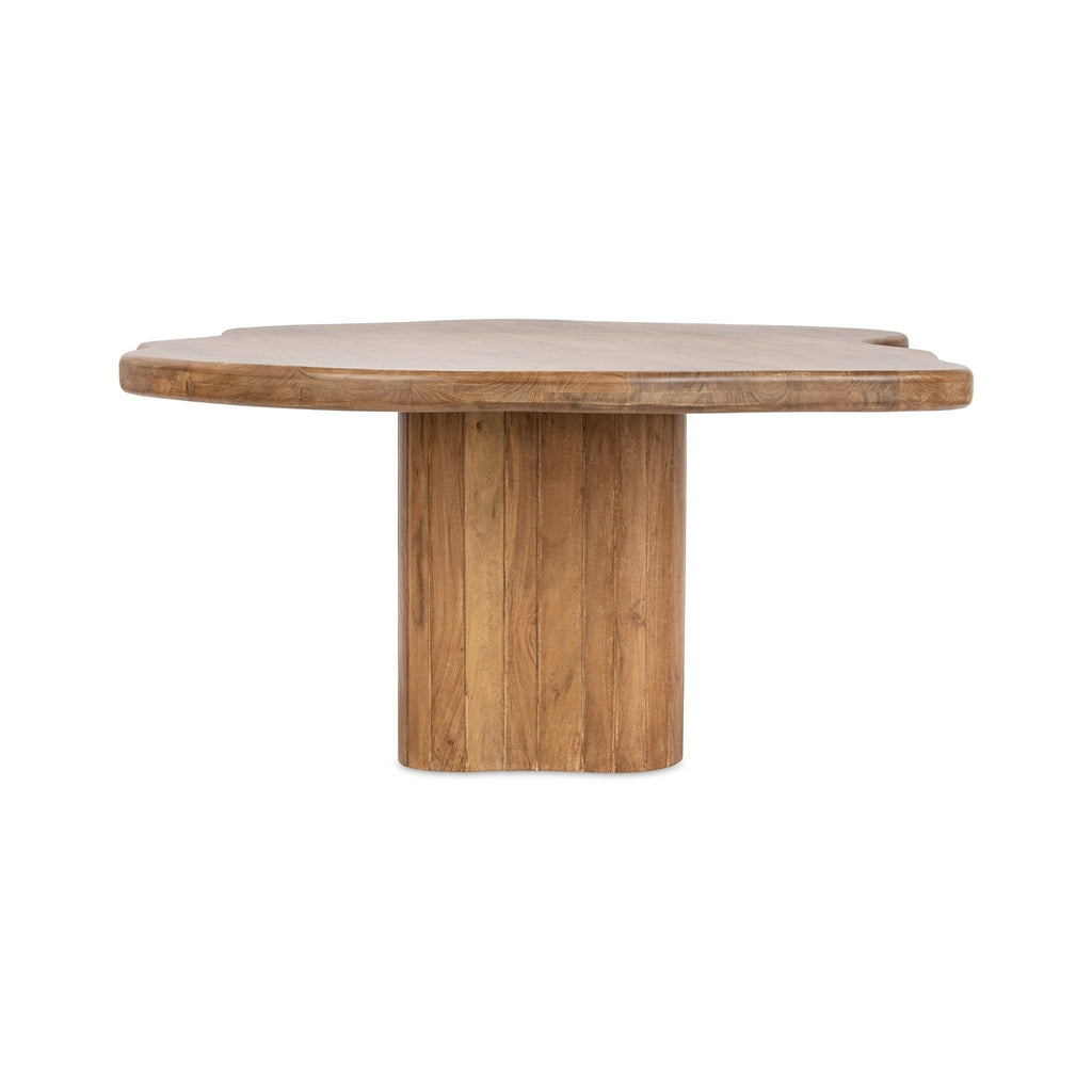 Alvaro - 65" Dining Table - Golden Wheat
