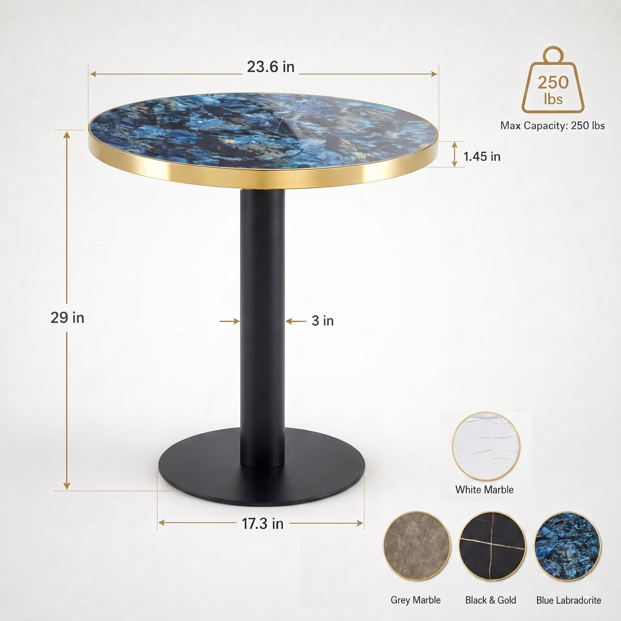 Elegant Round Bistro Table