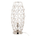 Crystal - Buds Contemporary Uplight Lamp - Polished Nickel / Clear Crystal