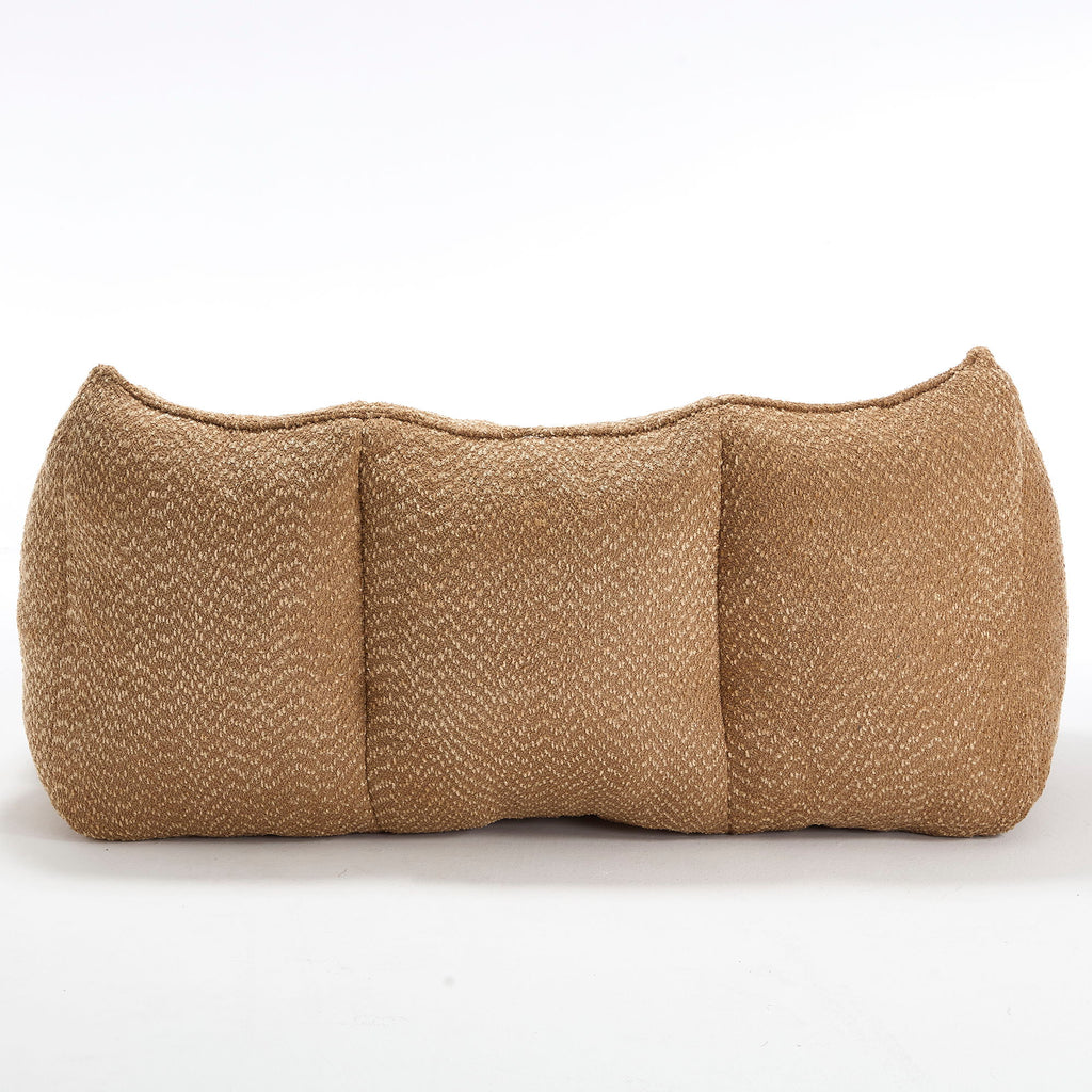 Comfortable Dual Beanbag Chair With High Resilience Foam Core For 2 People