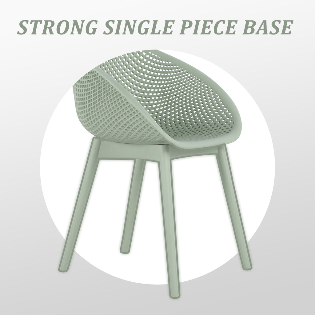 Modern Lounge Chair Set With Round Table