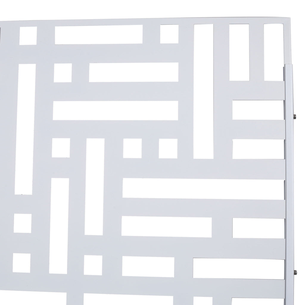 Decorative Freestanding Metal Privacy Screen For Indoor & Outdoor Use