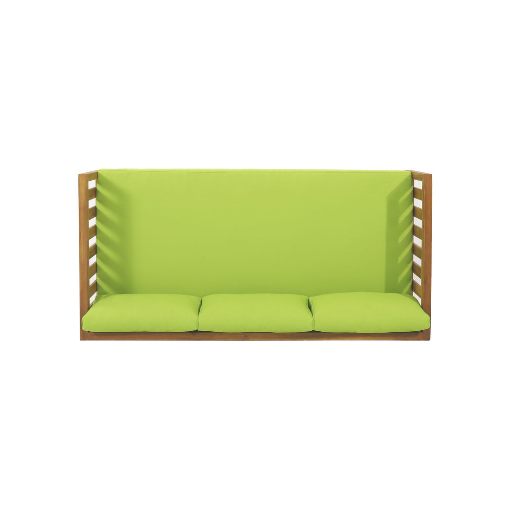 Claremont - 3 Seater Daybed Teak Acacia Wood Water Resistant Cushions
