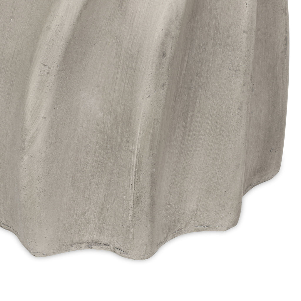 Modern Canis Side Table Outdoor Use - Gray