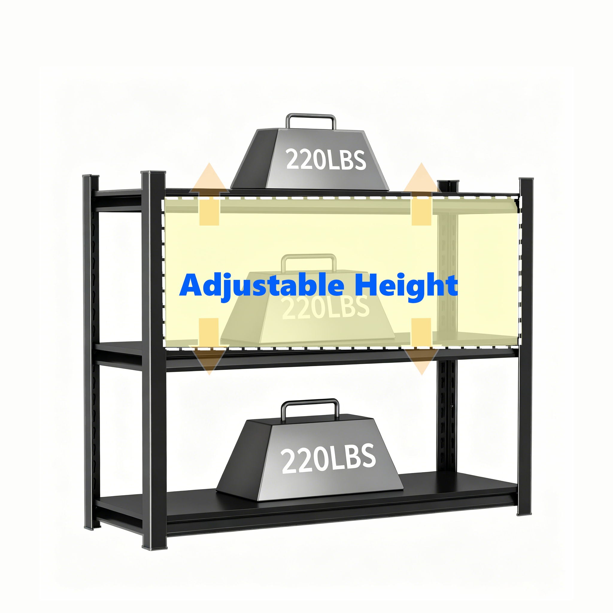 Adjustable Height Storage Shelving Units