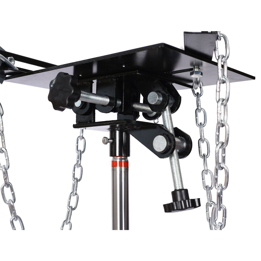 Hydraulic 2 Stage Transmission Jack, Swivel - Red