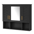 Modern Wall Mounted Medicine Cabinet With Adjustable Shelves, Soft Close Doors, High Define Mirror