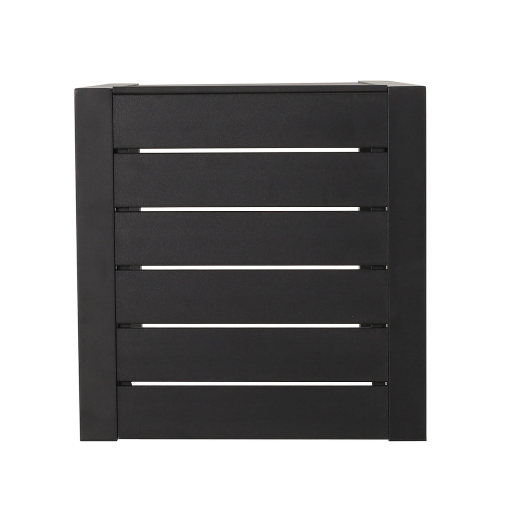 Aluminum Outdoor C - Shaped Side Table For Patio