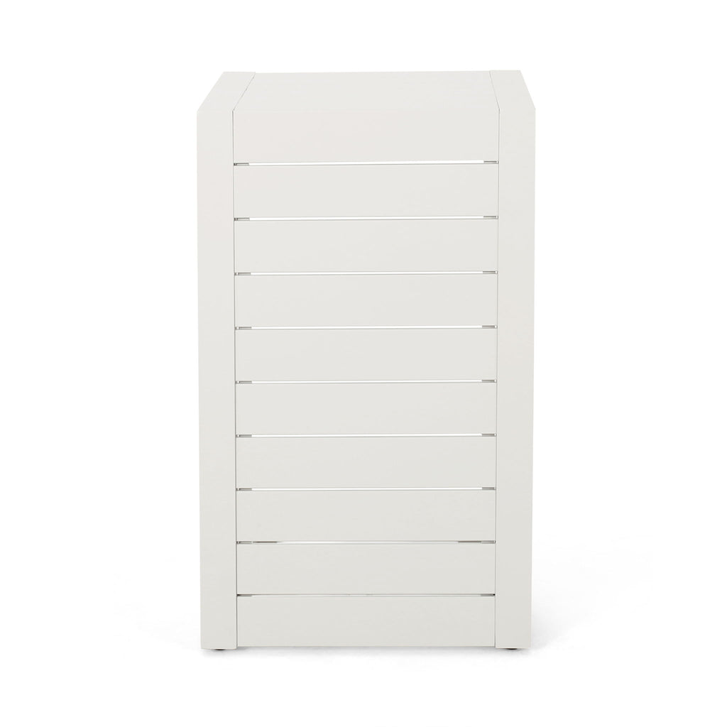 Aluminum Outdoor C - Shaped Side Table For Patio
