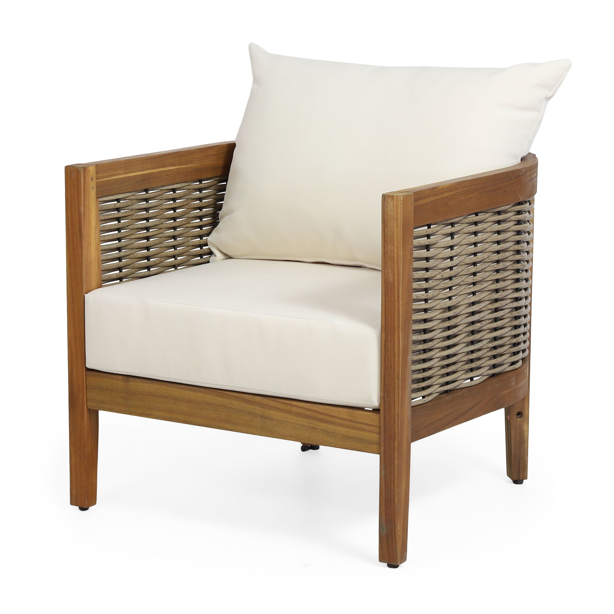 Outdoor Seating Group With Cushions And Coffee Table