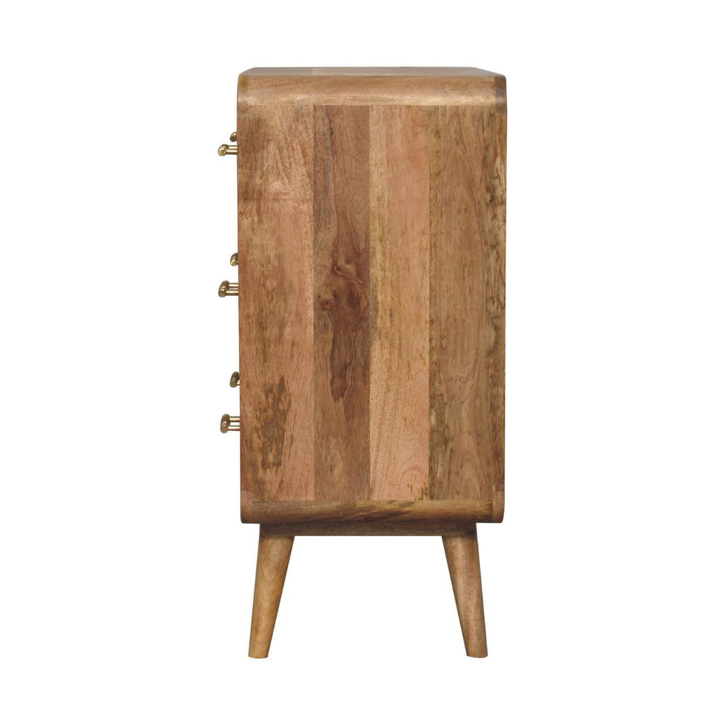 T Bar Ridged Chest - Brown