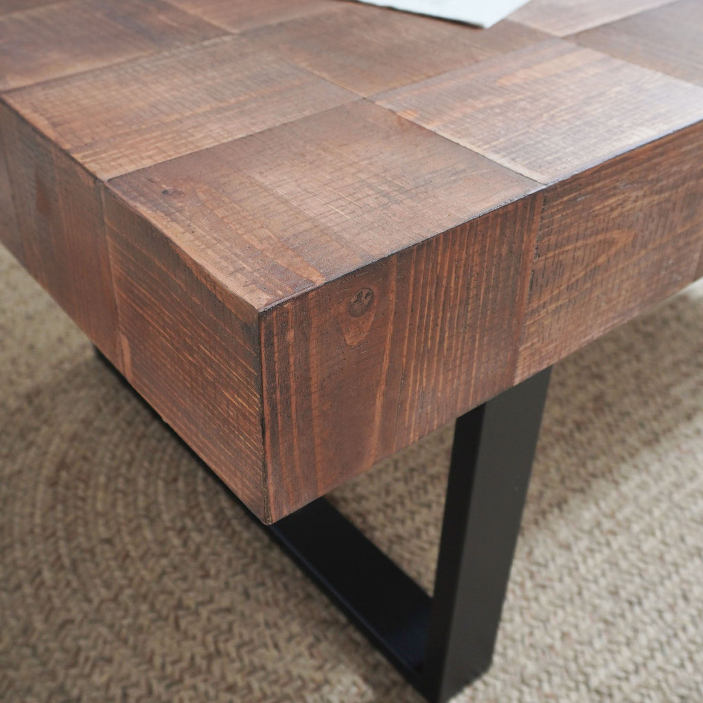 Rectangular Coffee Table With U-Shaped Legs Living Room - Multi