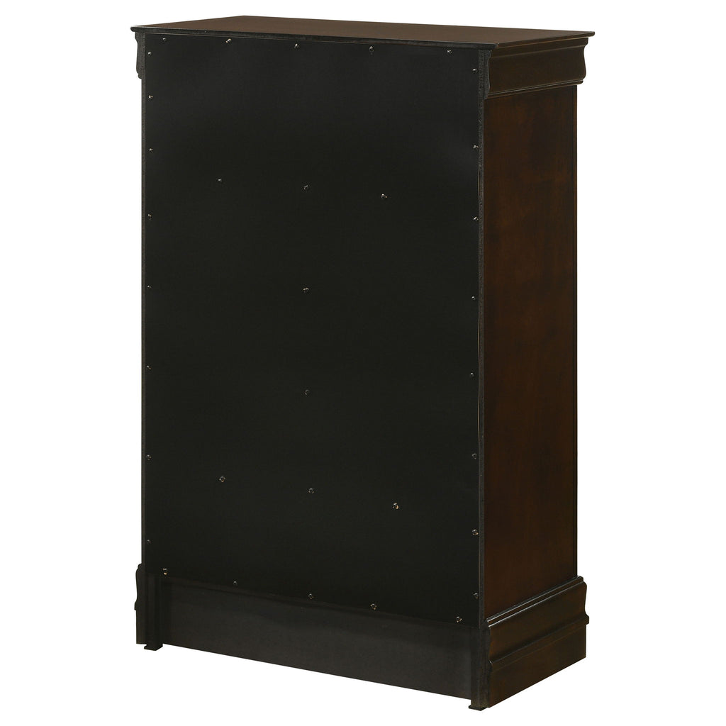 Janson - 5 Drawer Bedroom Chest - Cappuccino