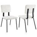 Bixby - Upholstered Dining Side Chair (Set of 2) - White