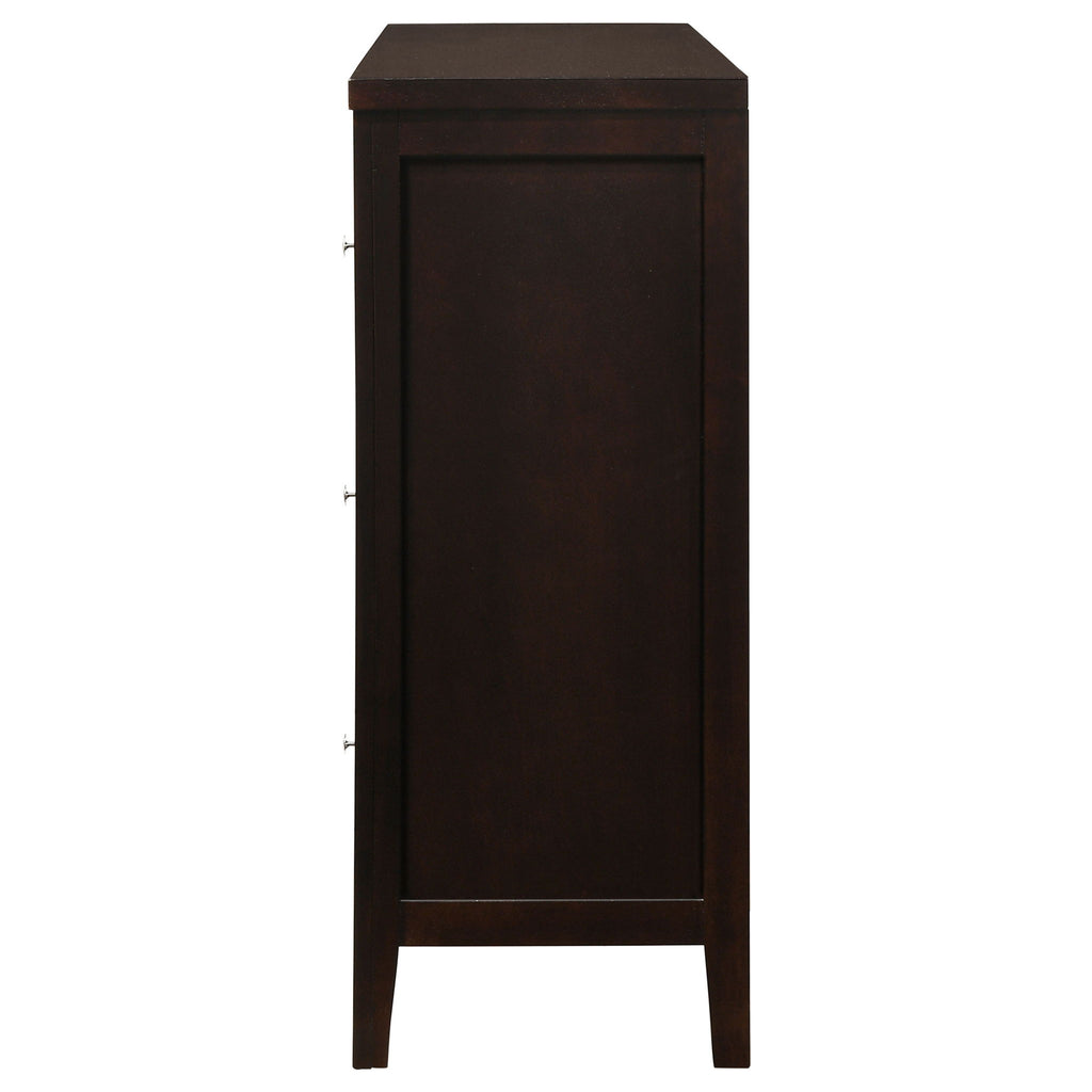 Wedgewood - 6 Drawers Dresser - Cappuccino