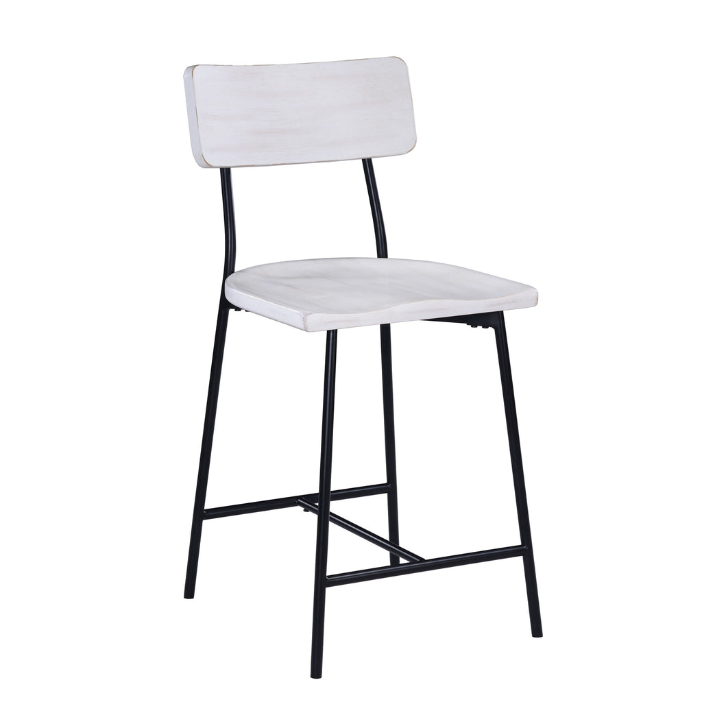 Badin - Counter Stool - White Washed