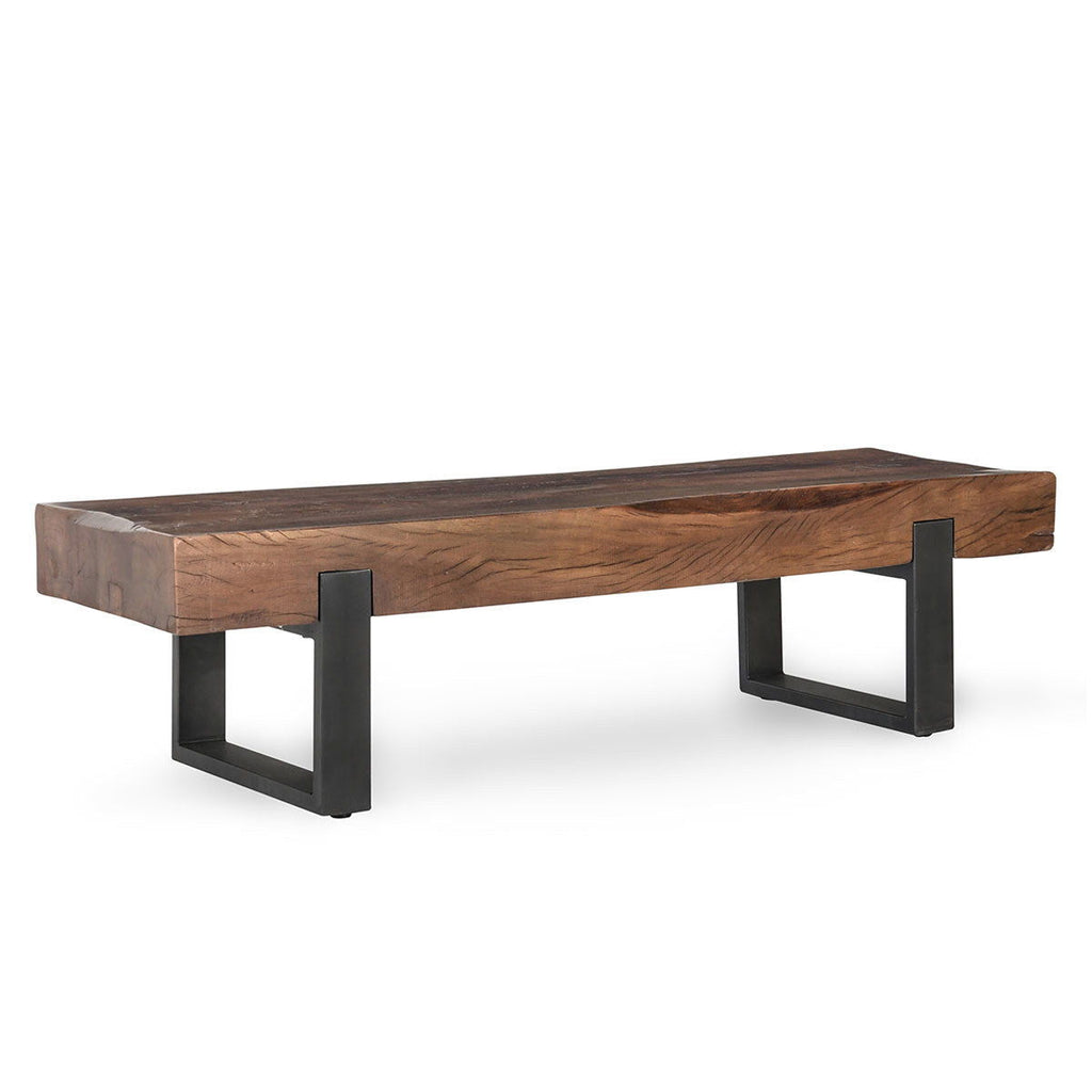 Duarte - Solid Wood Bench - Reclaimed Brown