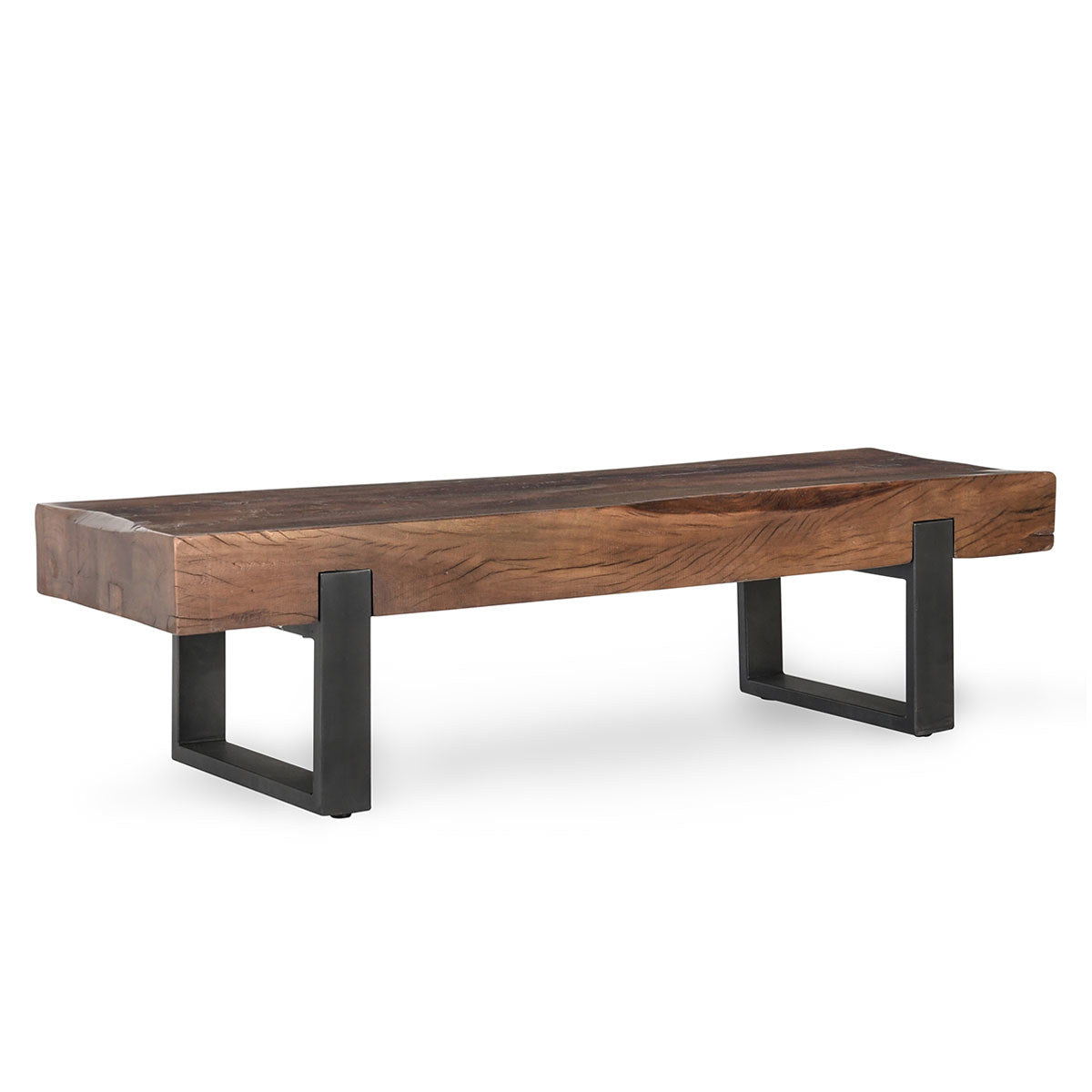 Duarte - Solid Wood Bench - Reclaimed Brown