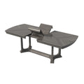 Arcus - Rectangular Dining Table With Butterfly Leaf - Charcoal Gray