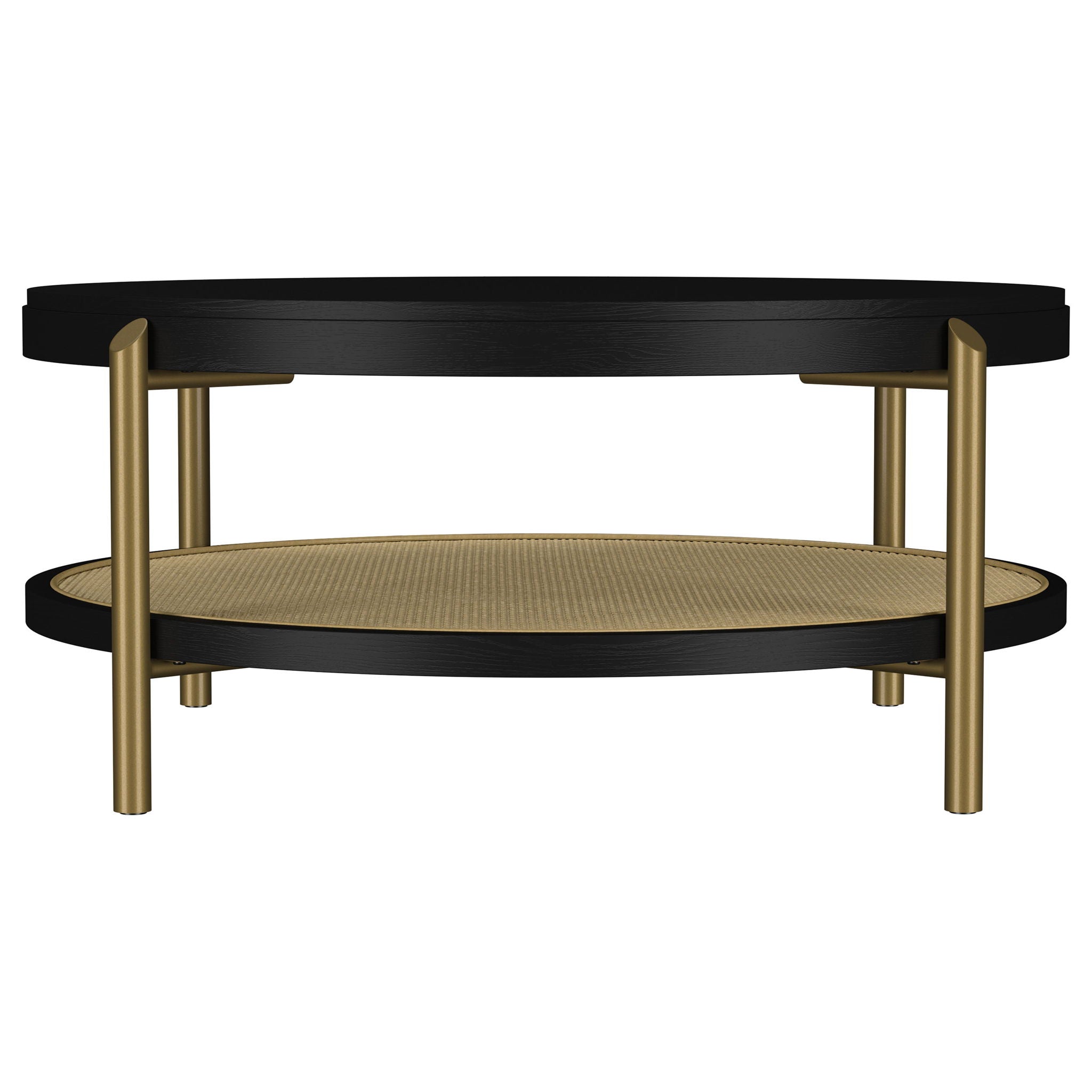 Benson - Round Table With Storage Shelf