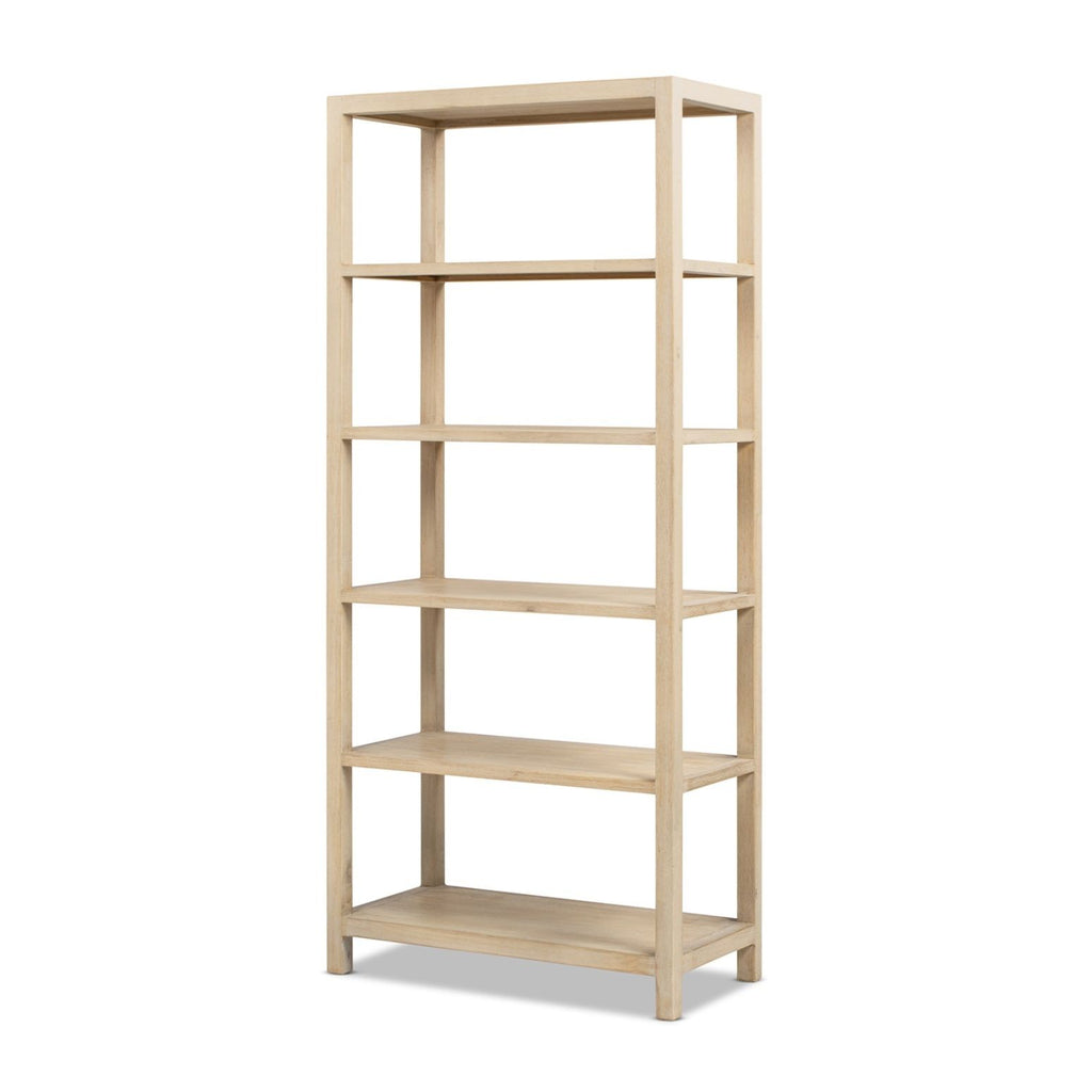 Ellis - 5 Shelf Open Frame Bookcase - Natural
