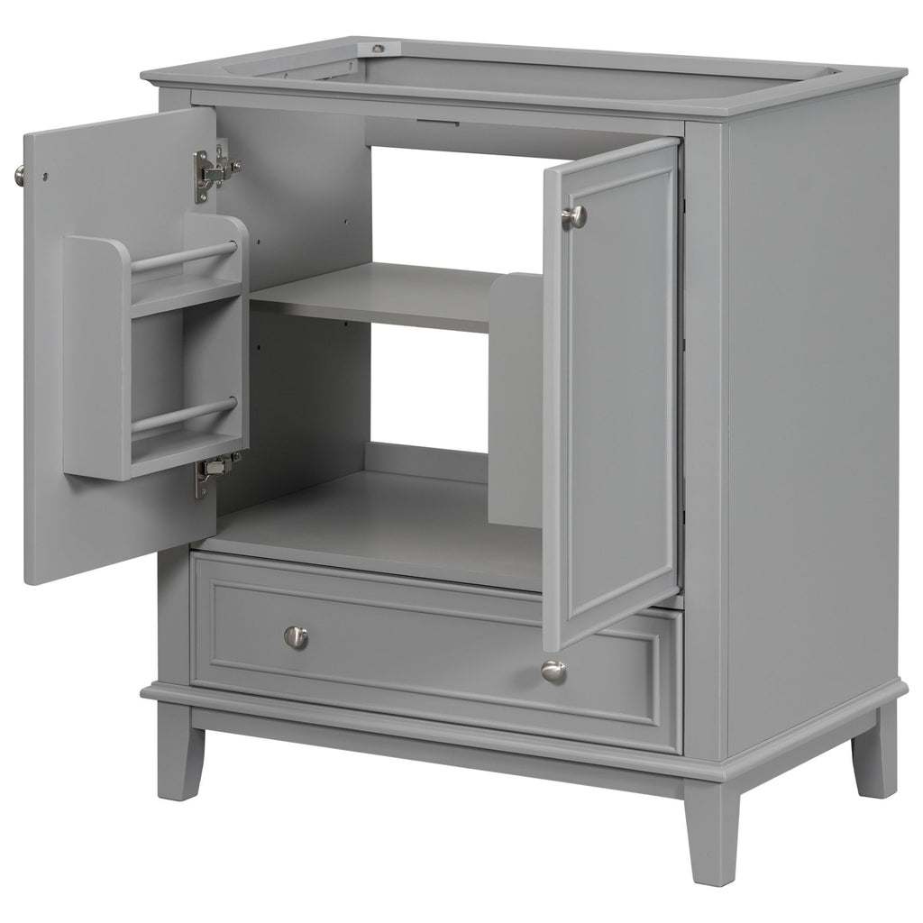 Modern Bathroom Vanity Base Only With Doors And Drawer