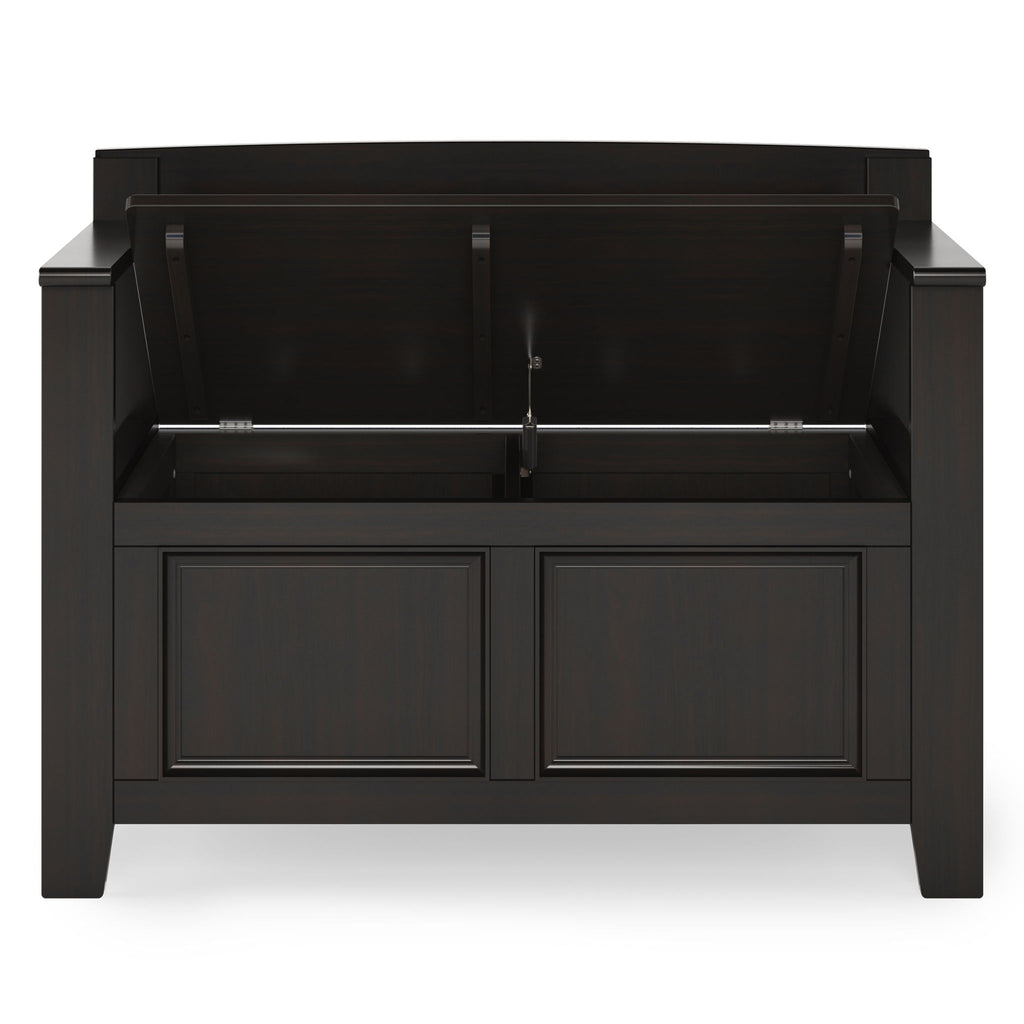 Amherst - Small Transitional Entryway Storage Bench