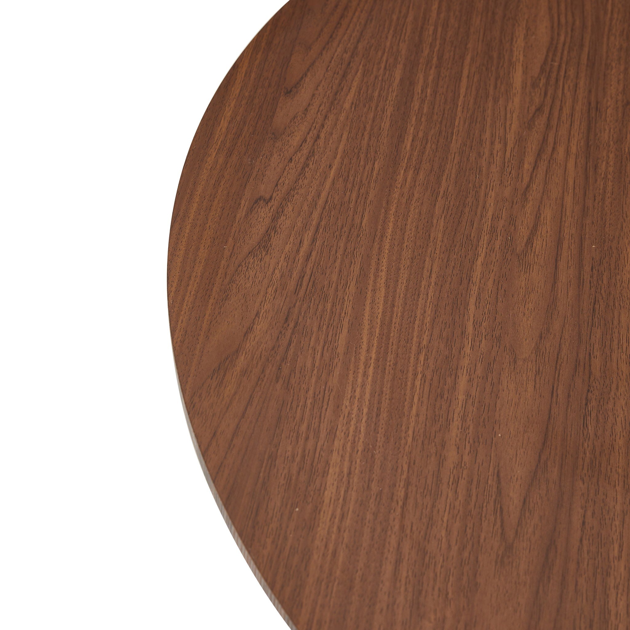 Round Dining Table - Reddish Brown / Walnut