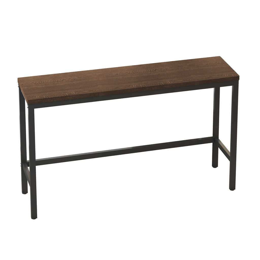 Modern Design Long Dining Table Set With 3 Stools