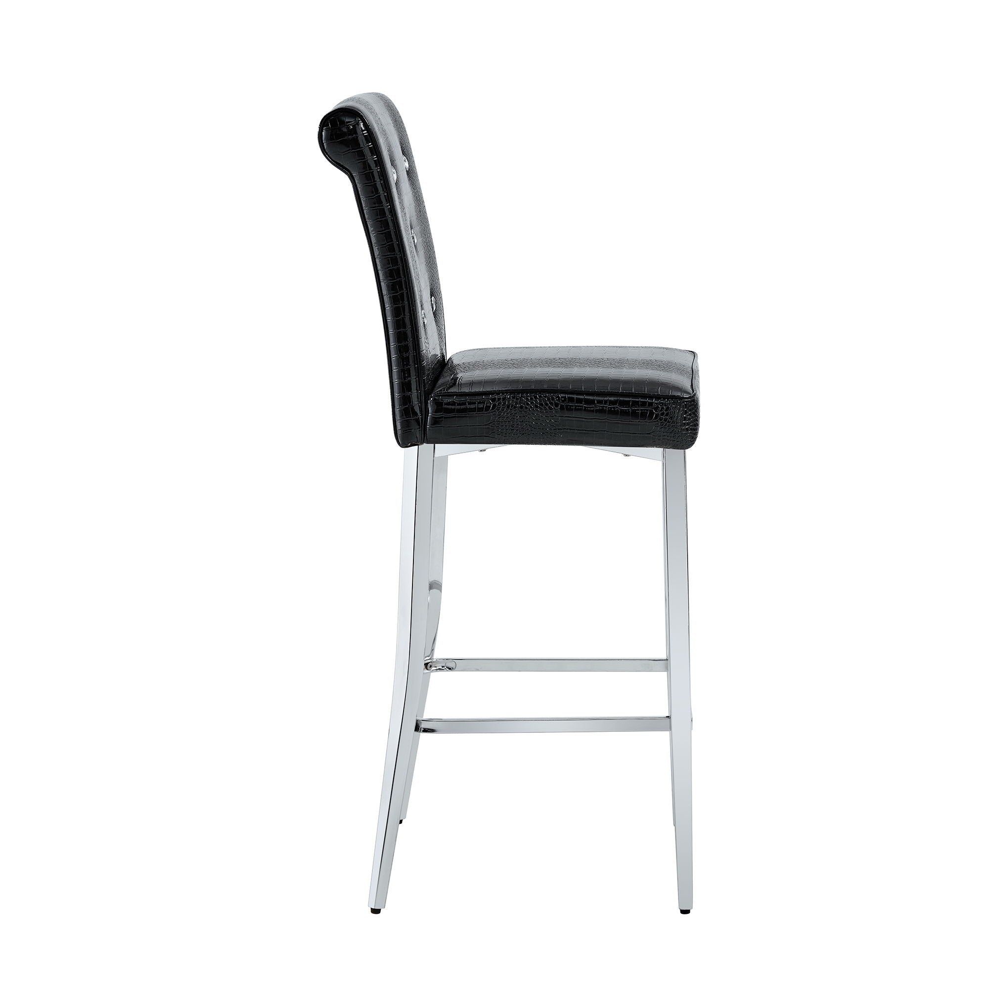 Bar Chairs & Crystal Clasp Design (Set of 2)