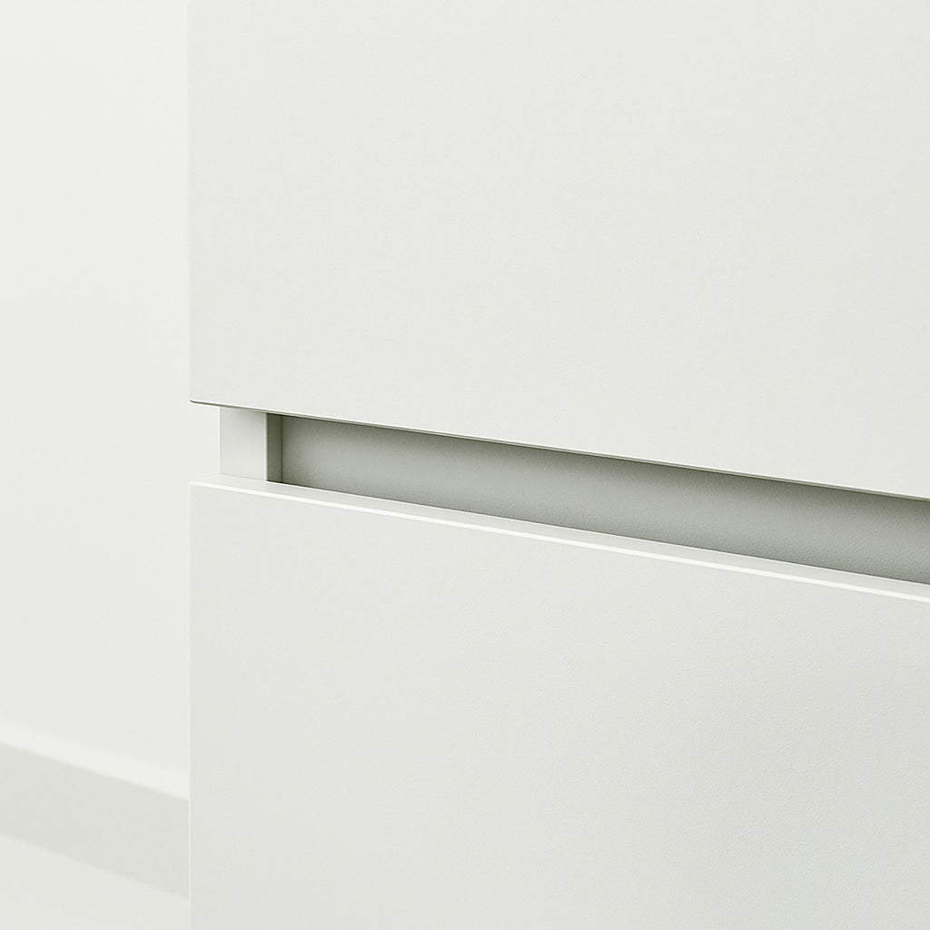 Elise - Modular Closet System & Mirror - White