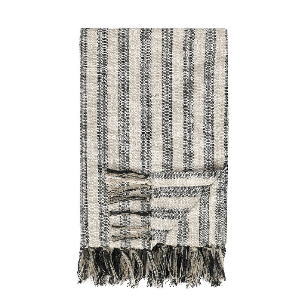 Linna - Throw - Natural / Black