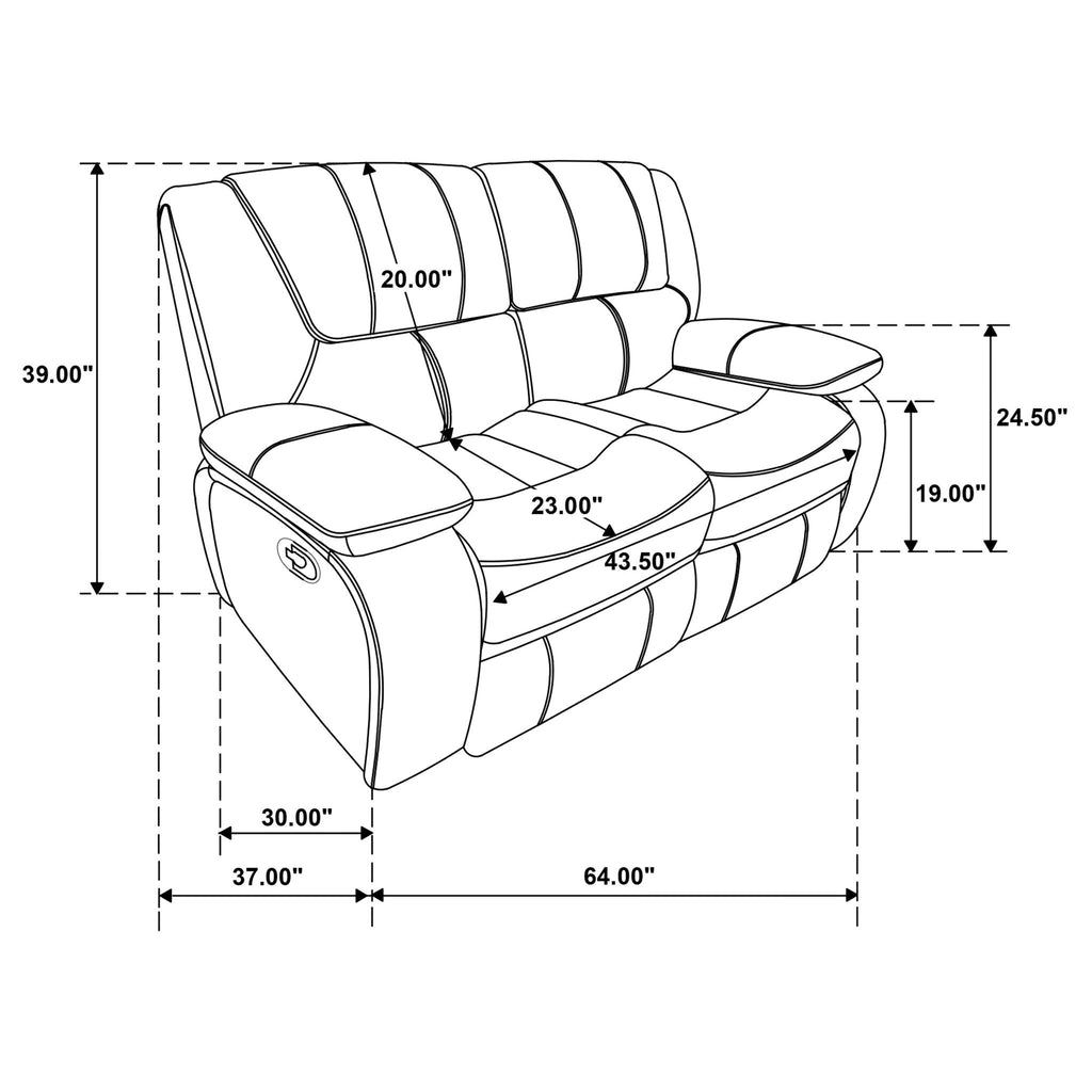 Elodie - Reclining Sofa Set With Manual Recline