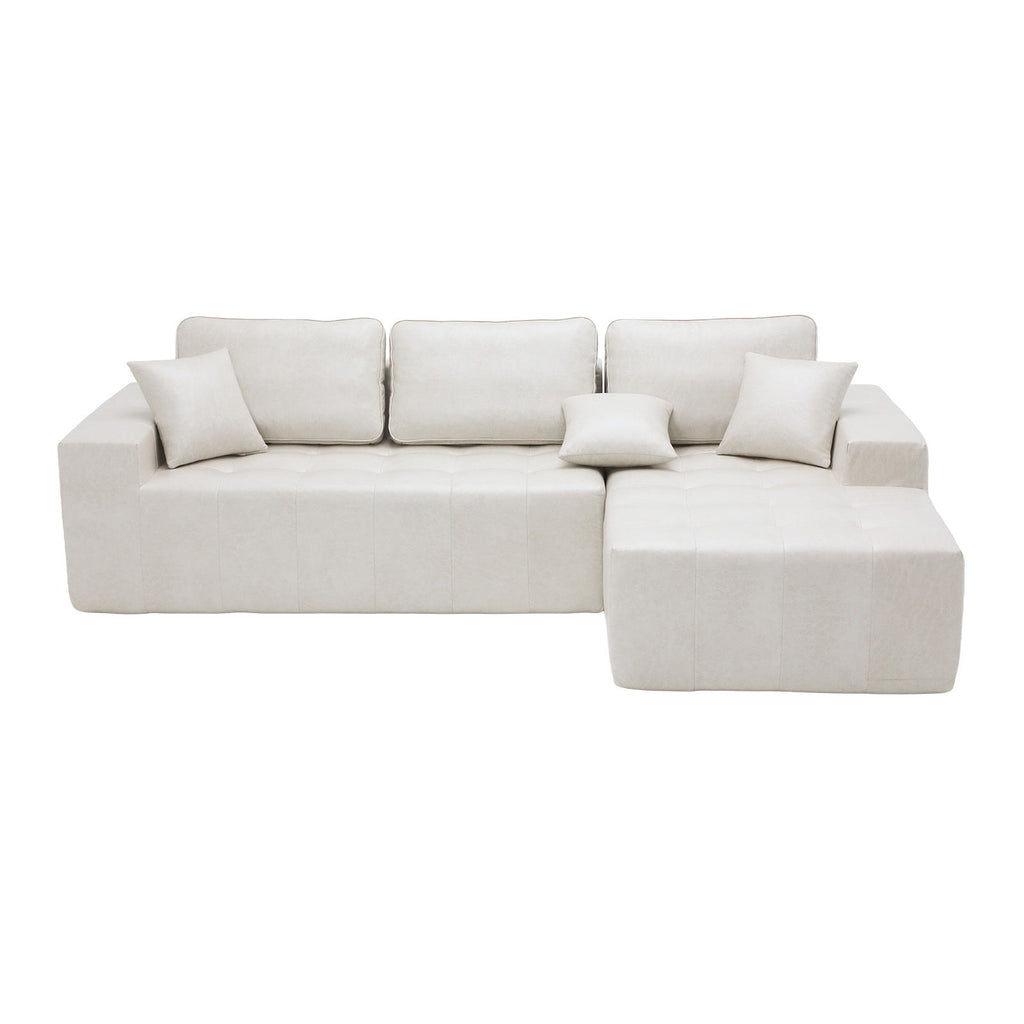 L - Shaped Corner Chaise Sofa Bed