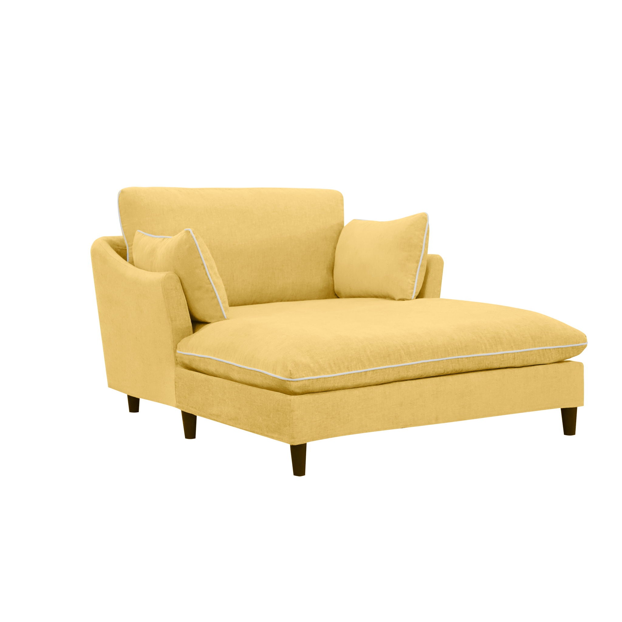 Modern Chaise Lounge Couch Sofa Bed With Pillows