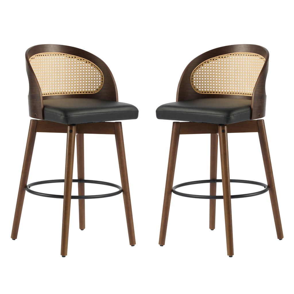 Como - Indoor Wood Barstool (Sey of 2)