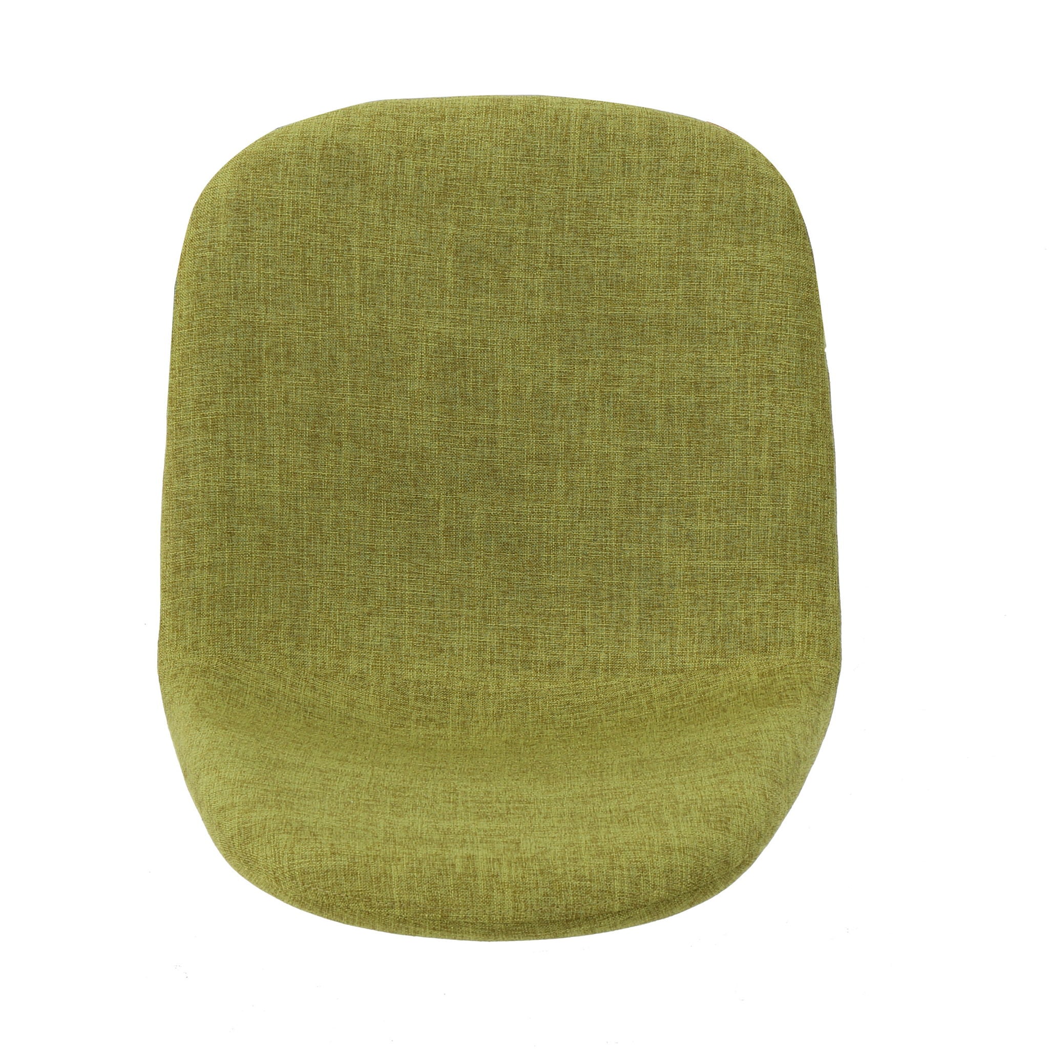 Modern Minimalist Fabric Dining Chair With Iron Legs