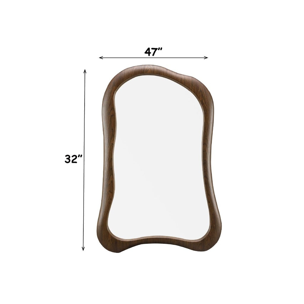 Lanza - Aceent Mirror - Dark Walnut