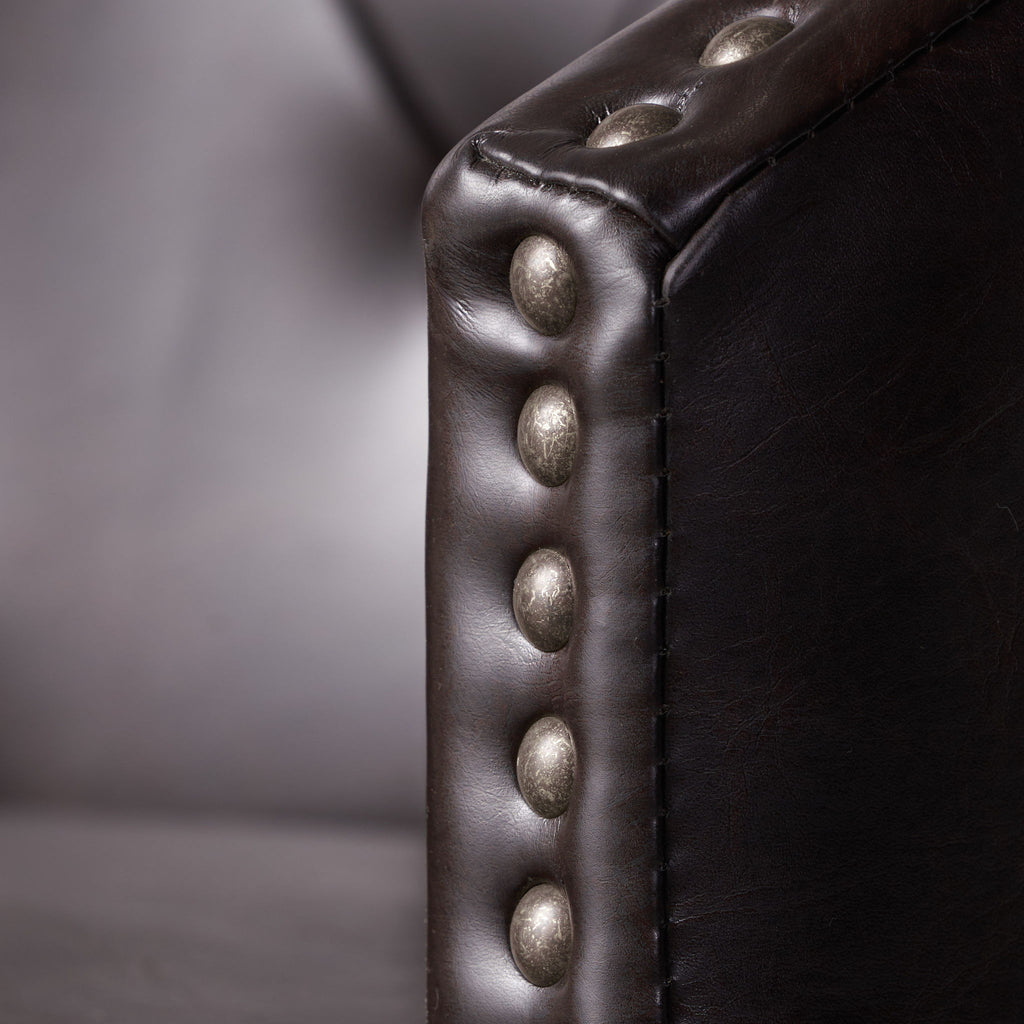 360 Degree Swivel Bar Stool With Stunning Nailhead Trim (Set of 2)