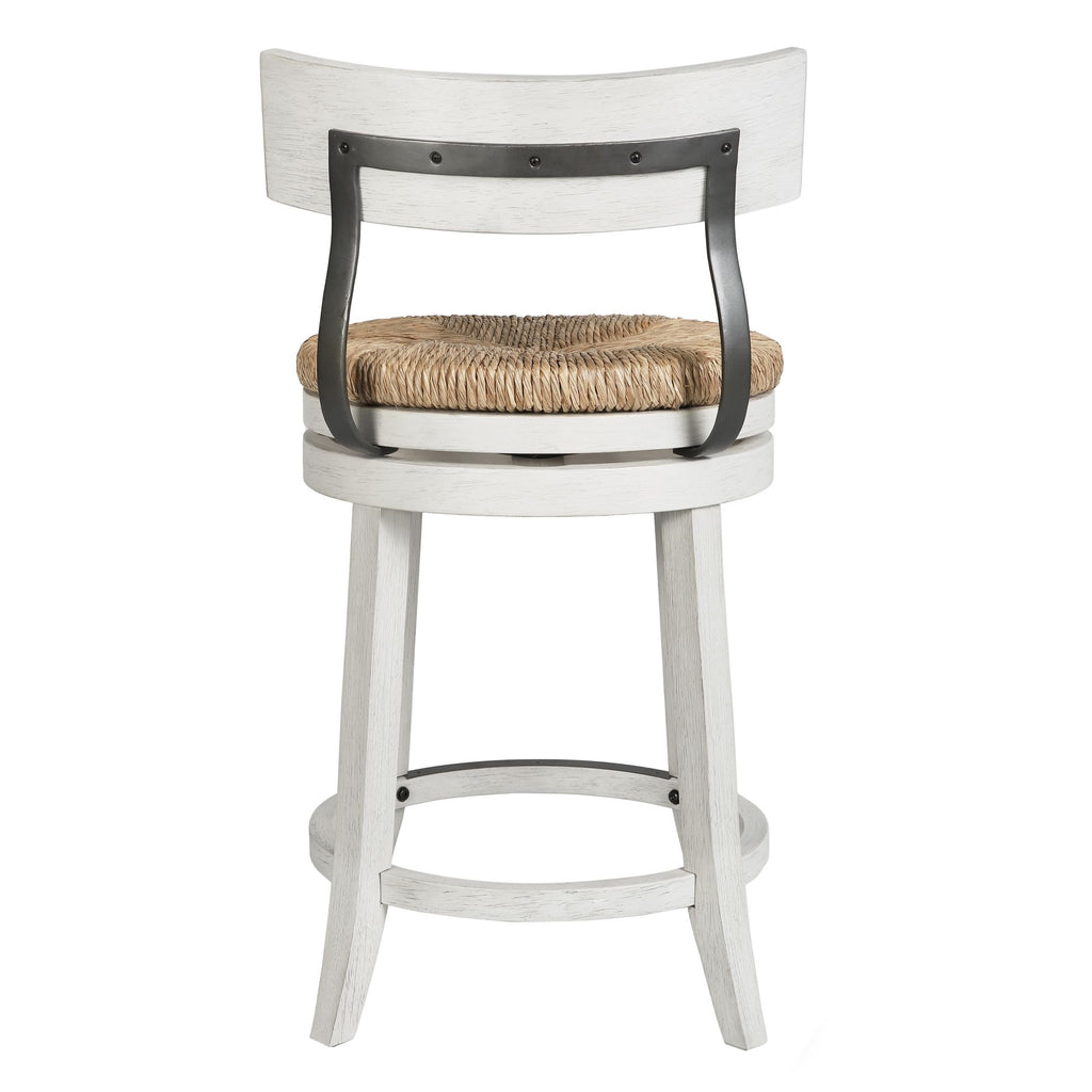Stool With Natural Seagrass Seat