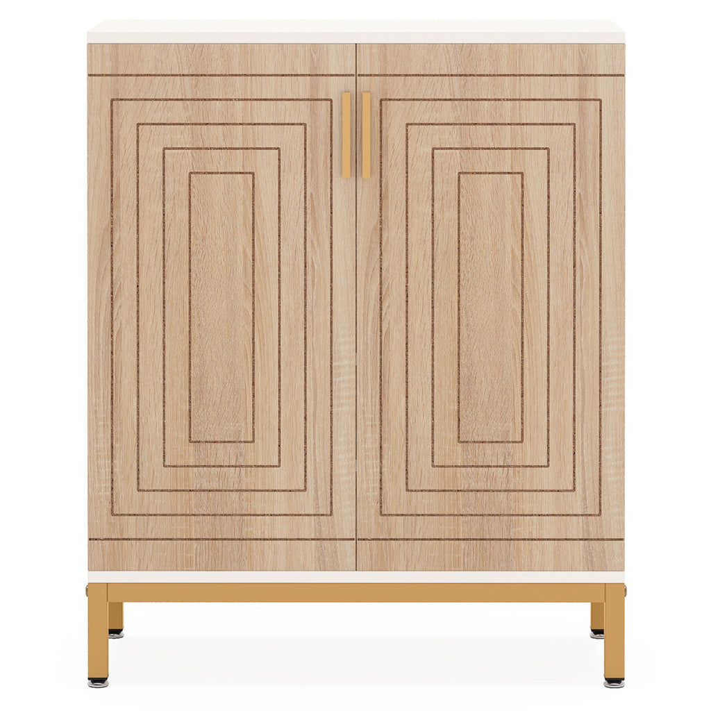 Shoe Cabinet With Doors, 5 Tiers Shoe Storage Organizer