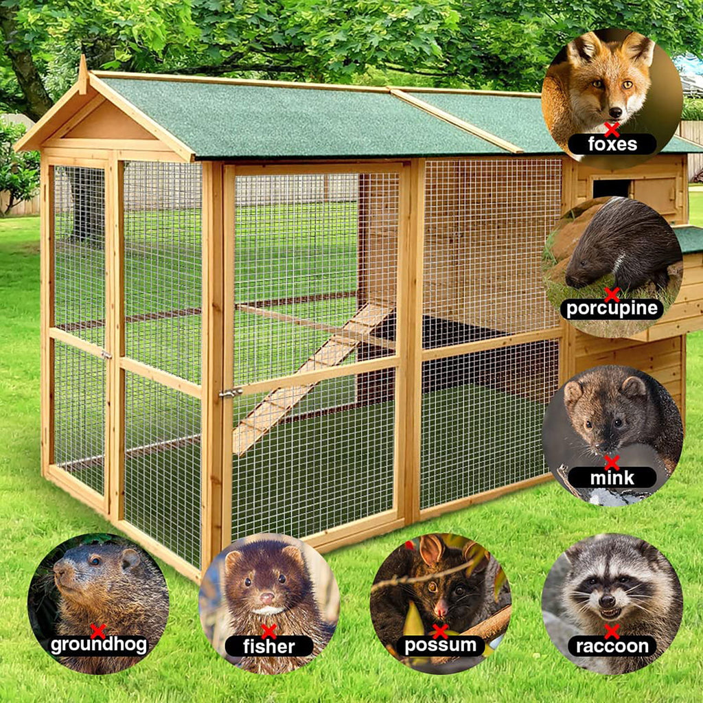 Galvanized Hardware Cloth, Gauge Metal Wire Fencing Roll For Garden And Animal Use - Silver