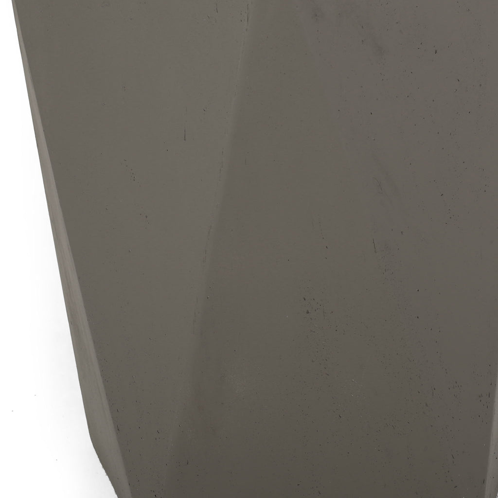 Side Table With Geometric Design